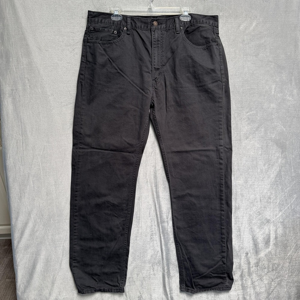 Levis 505 Jeans Mens 40x30 Charcoal Wash Regular Fit Straight Leg Denim Pants